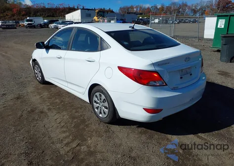 2017 Hyundai Accent Se из США, поврежденный, VIN KMHCT4AE9HU333920